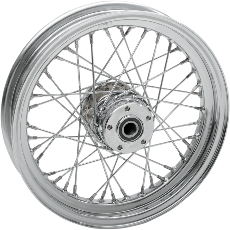 FRONT 40 SPOKE CHROME HARLEY DAVIDSON BAGGER WHEELS - The Speed Shop Canada