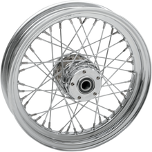 Load image into Gallery viewer, FRONT 40 SPOKE CHROME HARLEY DAVIDSON BAGGER WHEELS - The Speed Shop Canada