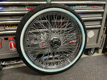 Load image into Gallery viewer, 21X3.5" CHROME 60 SPOKE DUAL DISC WHEEL C/W WWW TIRE HARLEY BAGGERS - The Speed Shop Canada