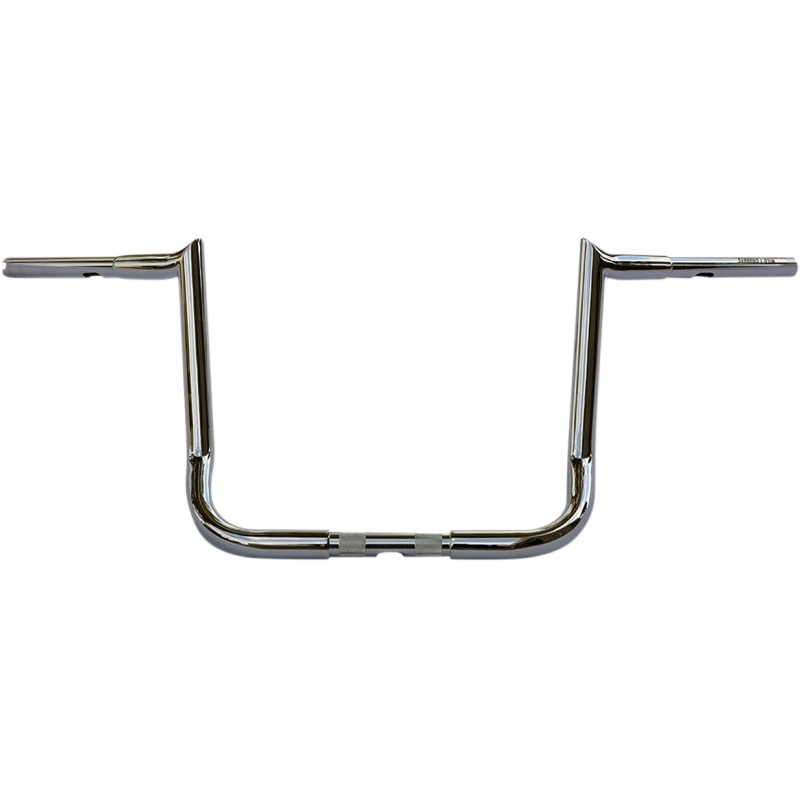 Chubby Wild One Hooked Bagger Bars 1.25-inch hand controls for Harley Davidson models, showcasing black handlebar grips.