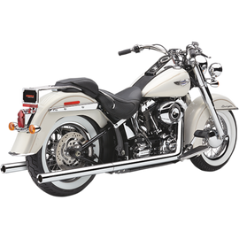 COBRA TRUE DUAL CHROME EXHAUST HARLEY DAVIDSON SOFTAIL 00-17 - The Speed Shop Canada