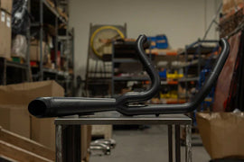 Stainless Cone Performance 2:1 Turnout exhaust for Harley Bagger 2017-2026, featuring sleek metal construction and polished finish.