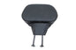 Corbin Gentry driver backrest mounted on a motorcycle seat for added comfort and support during rides.