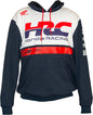 Navy Honda HRC2 sweatshirt hoodie by D-COR, 2XL size, featuring a front logo design and comfortable fabric.