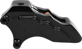 Hawg Halters Inc 6 Pist Diff Front Caliper L/H Black 00-Up W/ 13