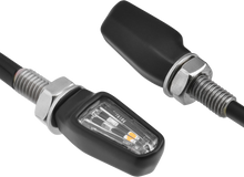 Load image into Gallery viewer, 701 Led Turn Signals W/Taillight Blk W/Clr Lens Pr