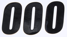 Load image into Gallery viewer, Number 0 Black 6" 3/Pk
