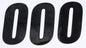 Number 0 Black 6