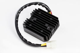 RICKS electrical rectifier and regulator component with metal connectors and circuit board for motorcycle or bike electrical systems