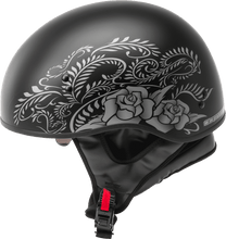 Load image into Gallery viewer, Hh 65 Half Helmet Rose Naked Matte Black/Silver Xl