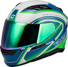 Load image into Gallery viewer, Ff 98 Aftershock Helmet White/Neon Green Xs