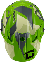 Load image into Gallery viewer, Mx 96s Splinter Helmet Green/Grey/Black Md