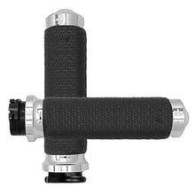 Load image into Gallery viewer, Cable Throttle Memory Foam Grip Chrome