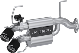 Dual Stacked Slip On System W/ Active Exhaust Cf Tip