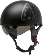 Hh 65 Half Helmet Bravery Matte Black/Grey 2x