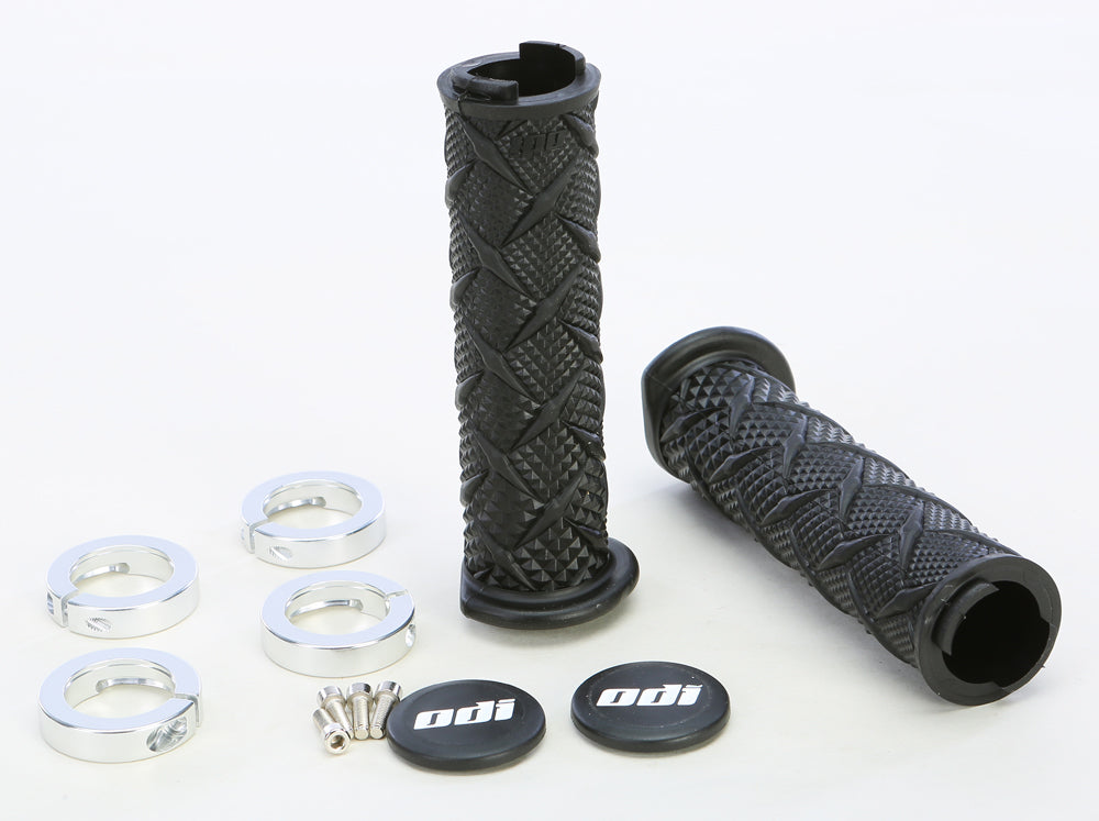 Atv X Treme Lockon Grip Black/Silver