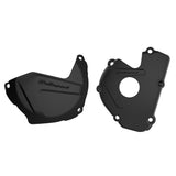 Polisport Plastics Kit Clutch + Ignition Black Kaw 64-90951