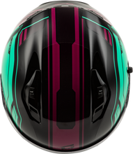 Load image into Gallery viewer, Of 87 Duke Helmet W/Led Light Blk/Aqua/Coral Md