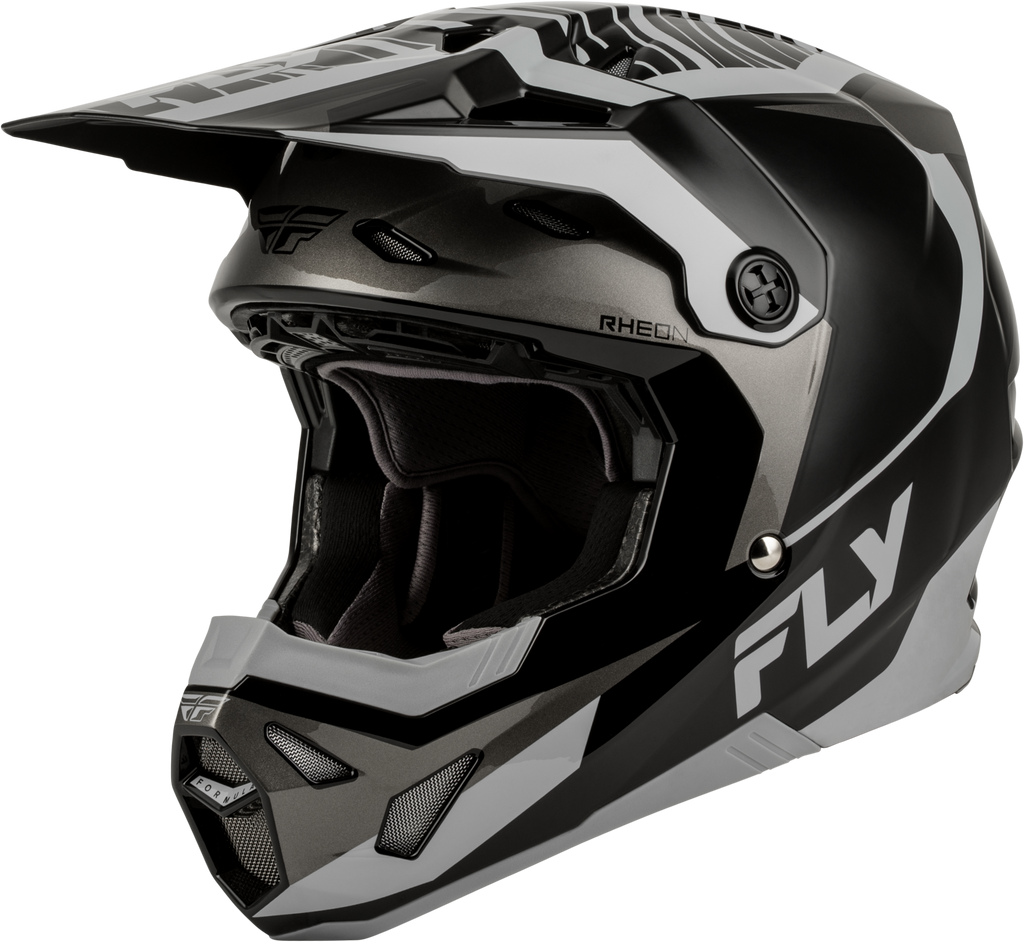 Youth Formula Cp Charge Helmet Black/Grey/Light Grey Yl
