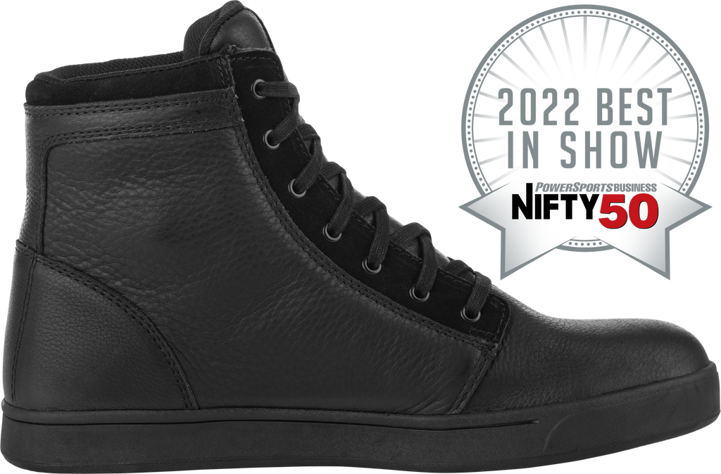 Axle Leather Waterproof Shoes Black/Black Sz 09