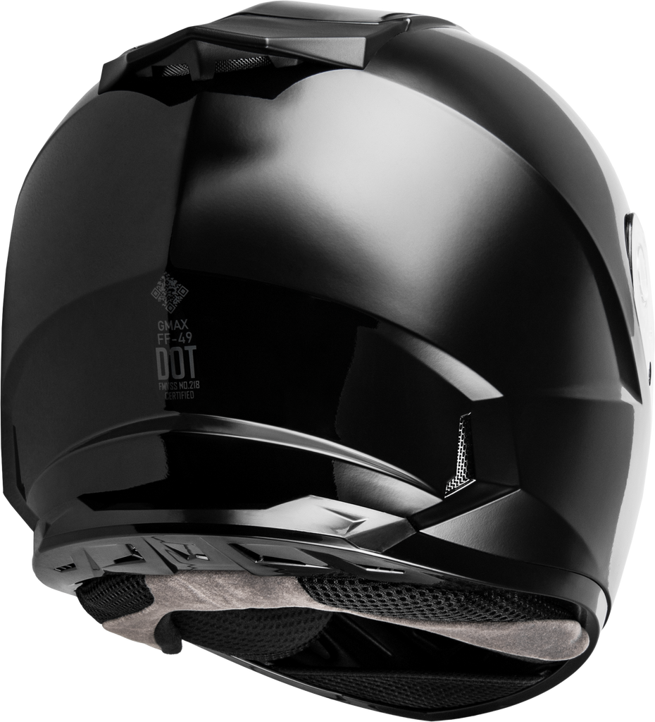Ff 49 Solid Helmets Black Xs