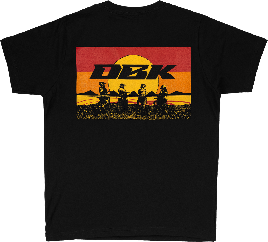 Sunday Stripe Youth Tee Black Yl