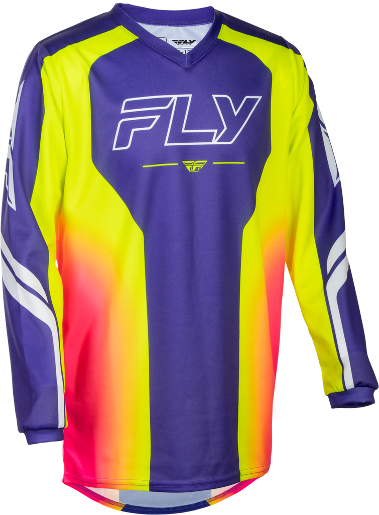 Youth F 16 Raze Jersey Purple/Pink/Yellow Yxl