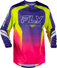 Load image into Gallery viewer, F 16 Raze Jersey Purple/Pink/Yellow 5x