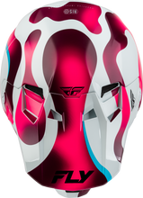 Load image into Gallery viewer, Youth Formula Cc Vibe Helmet White/Pink/Blue Yl