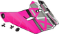 Visor W/Screws Mega Mx 46 Matte Black/Neon Pink Md 2x