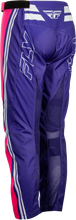 Load image into Gallery viewer, Youth F 16 Raze Pants Purple/Pink/Yellow Sz 26