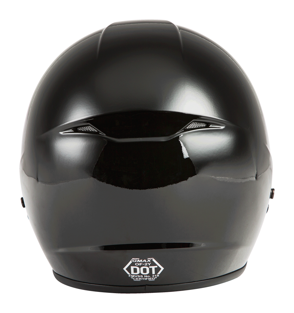 Of 2 Open Face Helmet Black Sm