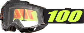 100 Percent Accuri 2 Goggle with clear lens, lightweight sports eyewear for cycling or outdoor activities.