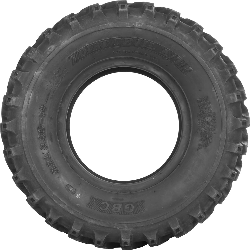 Tire Dirt Devil A/T Rear 23x10 10 Bias Lr375lbs