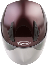 Load image into Gallery viewer, Of 17 Open Face Helmet Wine Red 2x