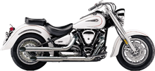 Load image into Gallery viewer, Blvd Slashcut Slip On Chrome Yam V Star 1100