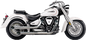 Blvd Slashcut Slip On Chrome Yam V Star 1100