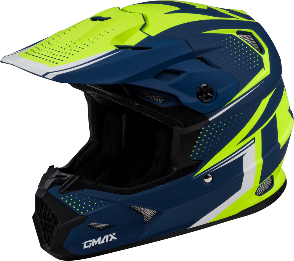 Mx 96 502 Helmet Matte Blue/Green  Xs