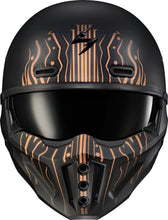 Load image into Gallery viewer, Covert X Open Face Helmet Tribe Matte Black/Copper Sm