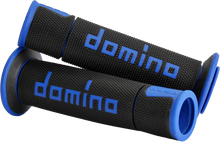Load image into Gallery viewer, A450 Road Racing Grips Black/Blue Pair