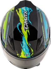 Load image into Gallery viewer, Gm 49y Charge Snow Helmet Black/Blue/Green Ys