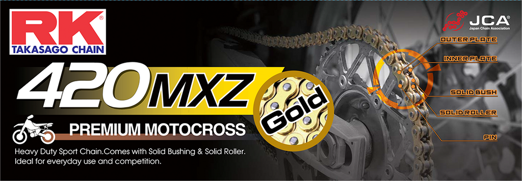 Gb420mxz Drive Chain Gold 420 X 116