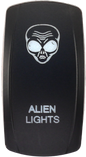 Dash Switch Rocker Face Alien Lights