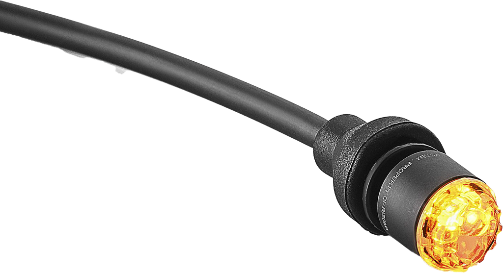 Pair of RIZOMA Ts Tail and Brake Light Units in matte black, motorcycle illumination with sleek, modern design.