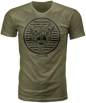Gasoline Tee Military Green Lg