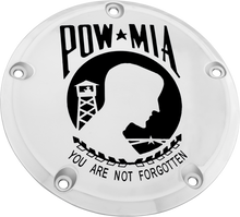Load image into Gallery viewer, 7   Tc Derby Cover Pow Mia Chrome