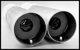 Eagle Slip Ons Chrome W/Chrome Tip `17 Up Flt/H