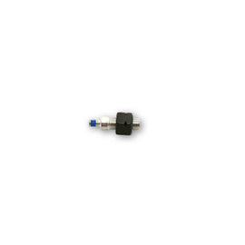 Highsider black mirror adapter with M10x1.25 to M6 left thread, mount bracket for motorcycle mirrors.
