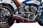 Indian Scout Mid Length Cannon Brushed Ss
