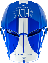 Load image into Gallery viewer, Kinetic Lite Rival Helmet Gloss Blue/White Md